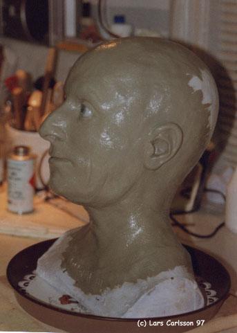 Skulptur av Gustaf III